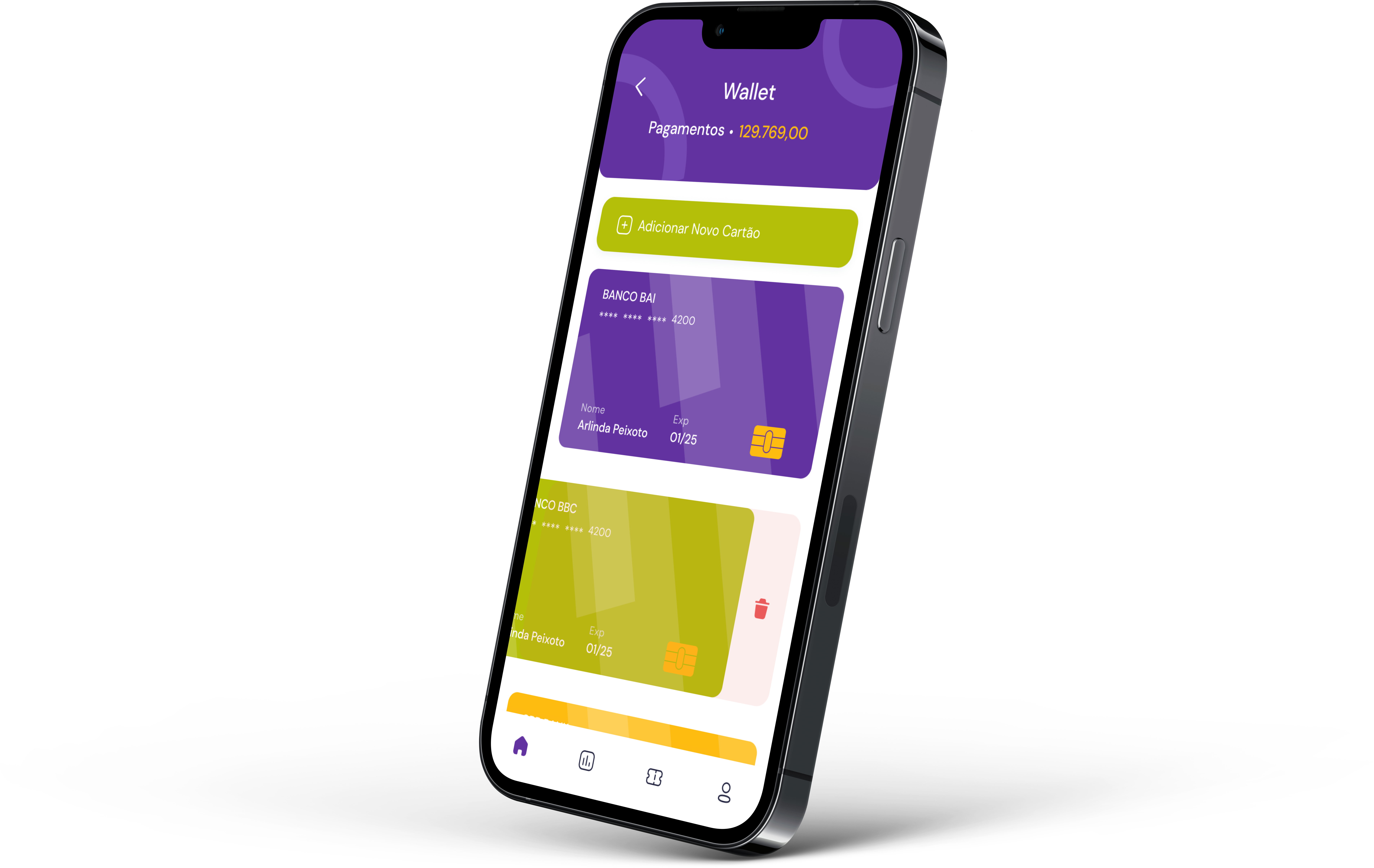 Pagali Wallet no telemóvel